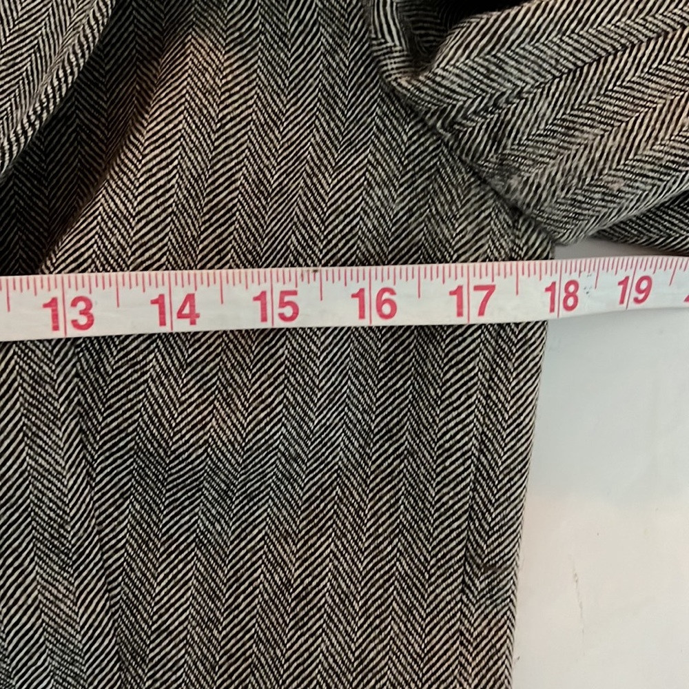 JCREW | Brown Herringbone Wool Jacket Size 6 - Picture 7 of 9